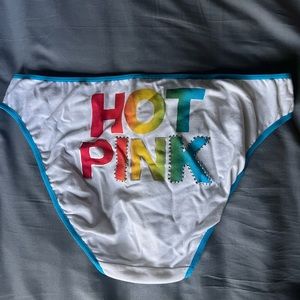 Vintage Victoria’s Secret PINK “hot pink” bling panties NWT